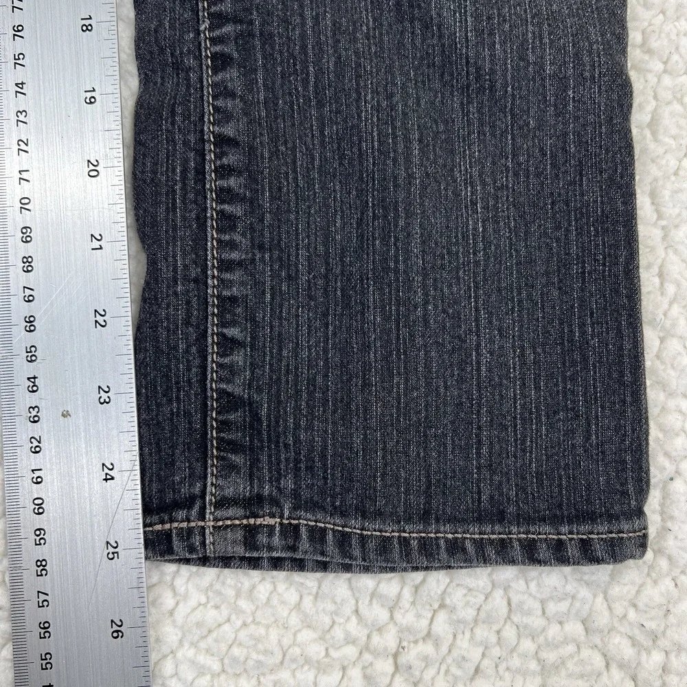 Calvin Klein Jeans‎ Women's Size 4P (Actual 30x25) Black Skinny Mid Rise